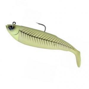 Джиг оснащенный Savage Gear Cutbait Herring (Green glow) 460гр