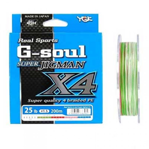 Плетеный шнур YKG G-Soul Super Jigman X4 #1.5