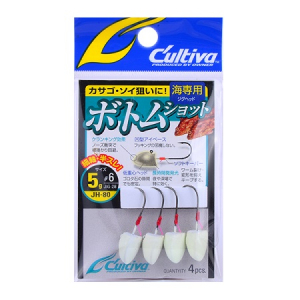 Джиг-головка Cultiva JH-80 Botom Shot 5гр (светонакопит.)